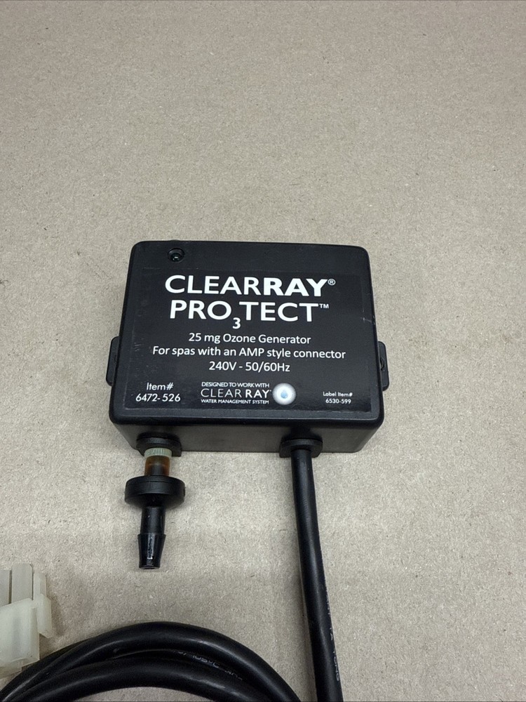 Sundance Spas ClearRay Pro3tect Ozone Generator Kit (P/N: 6472-526)