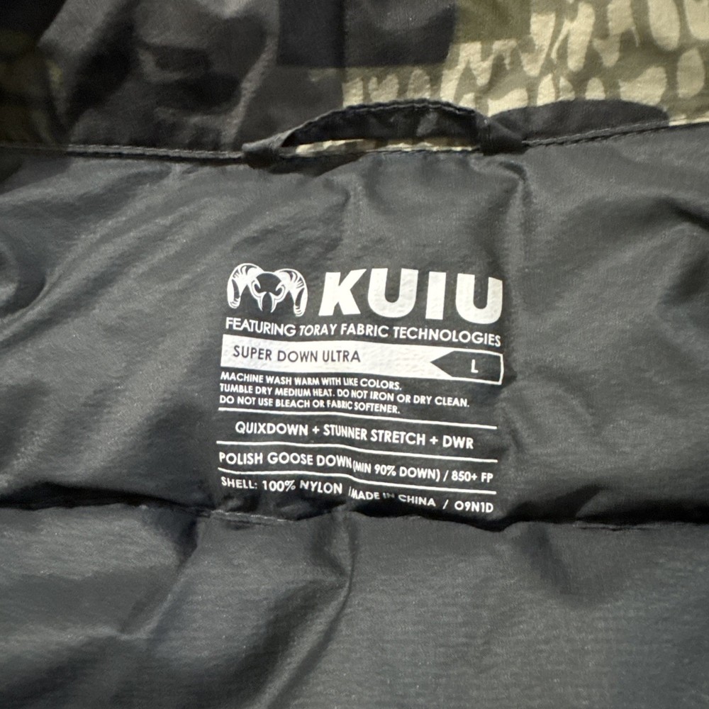 Kuiu Super Down Ultra Jacket Verde Large