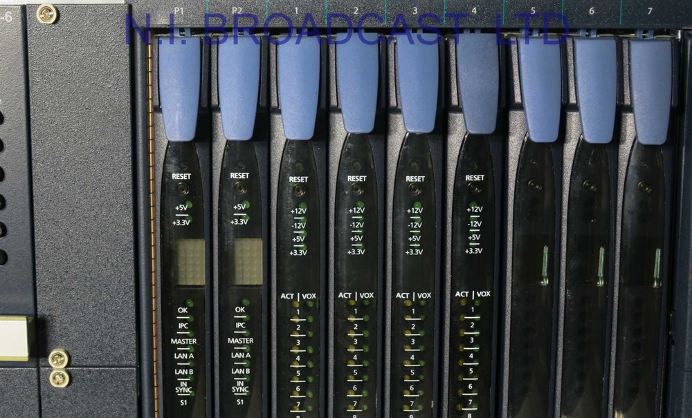 Clearcom Eclipse HX 64x channel intercom and 2x GPI6 modules