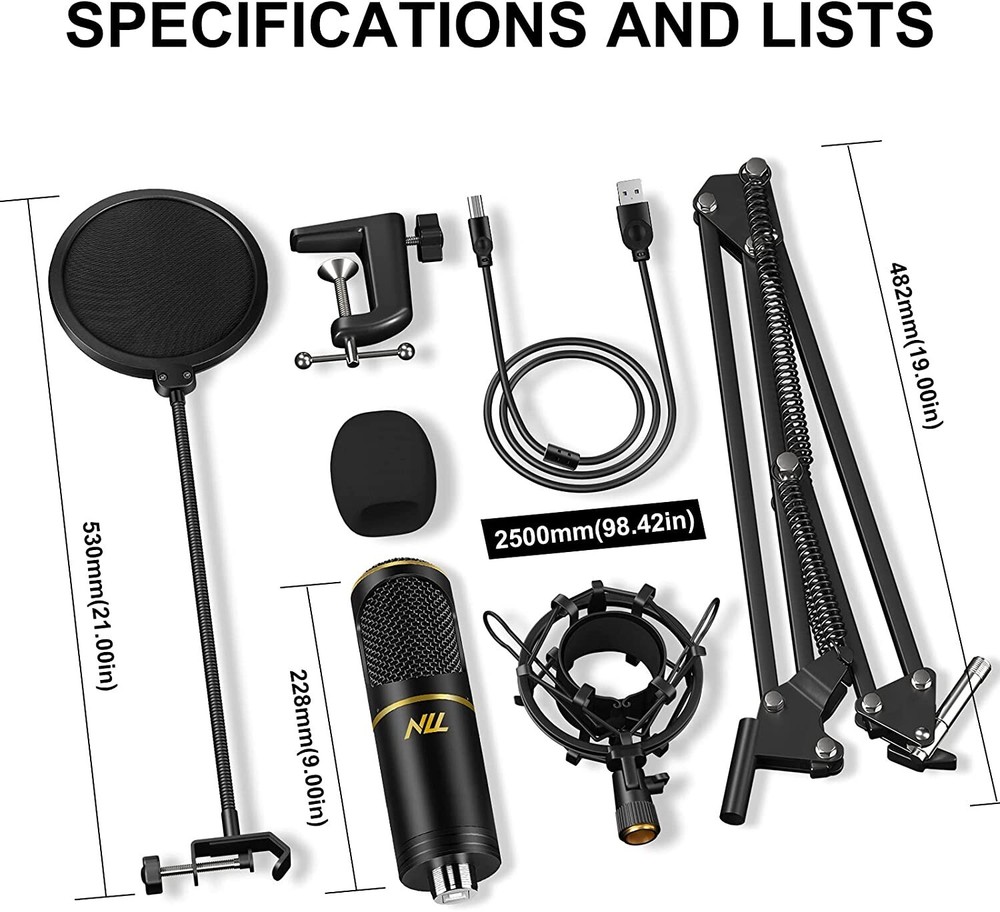 NLL usb condenser microphone NC-011