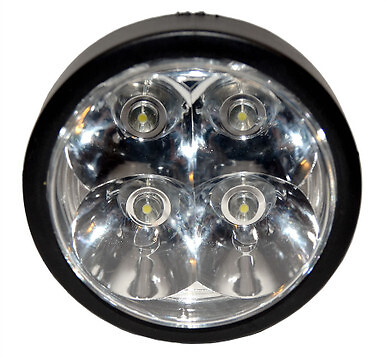 Go Kart Mid LED Headlight and Bracket