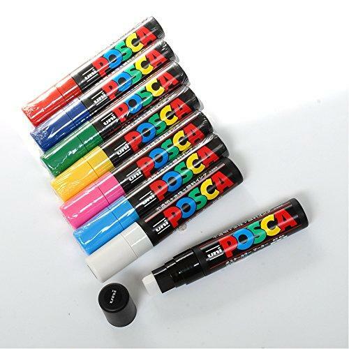 Uni Posca Extra Bold Marker, White (PC17K.1)