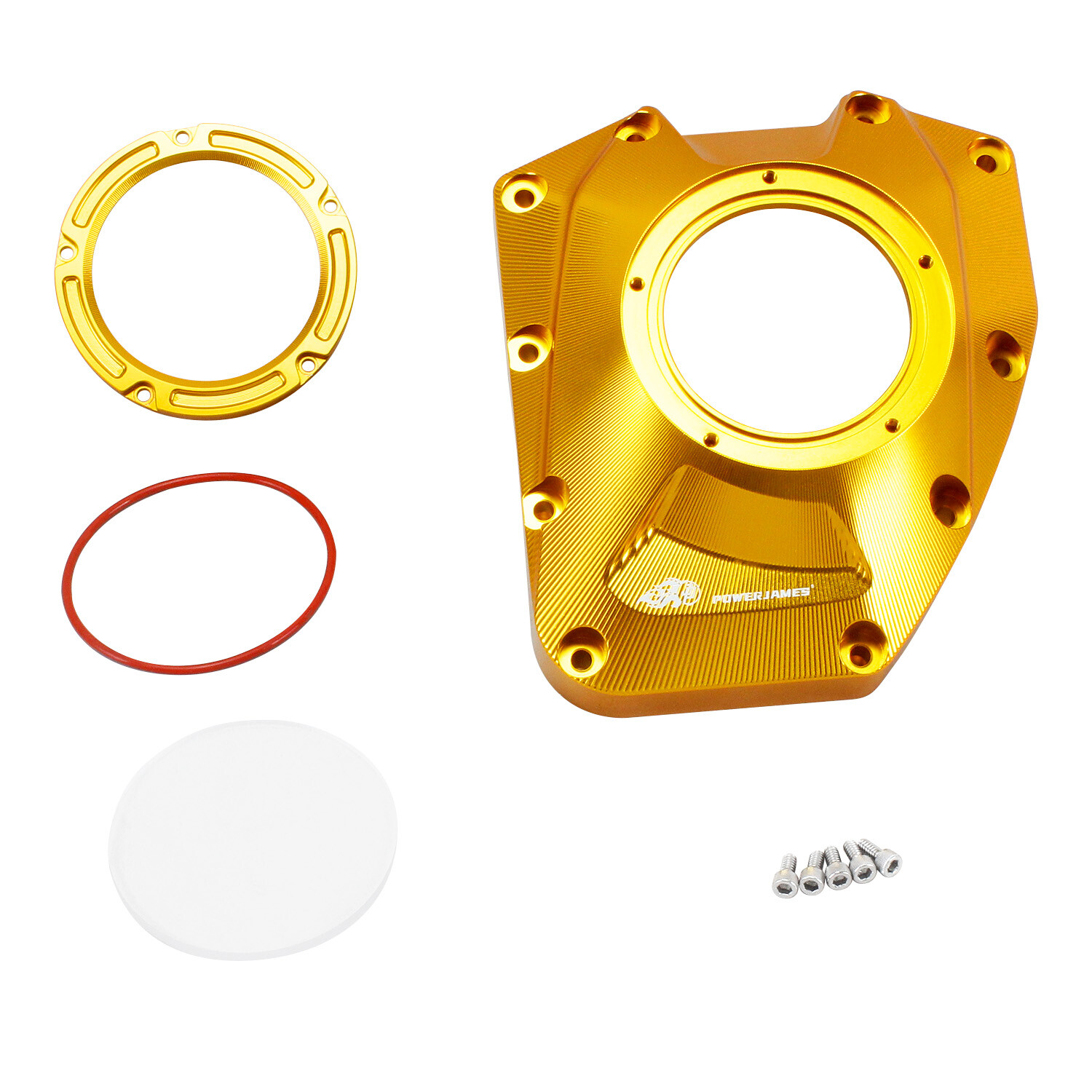 Gold Camshaft Engine Cam Cover For Harley 01-16 Touring and Trike FXD FXDF FXDB