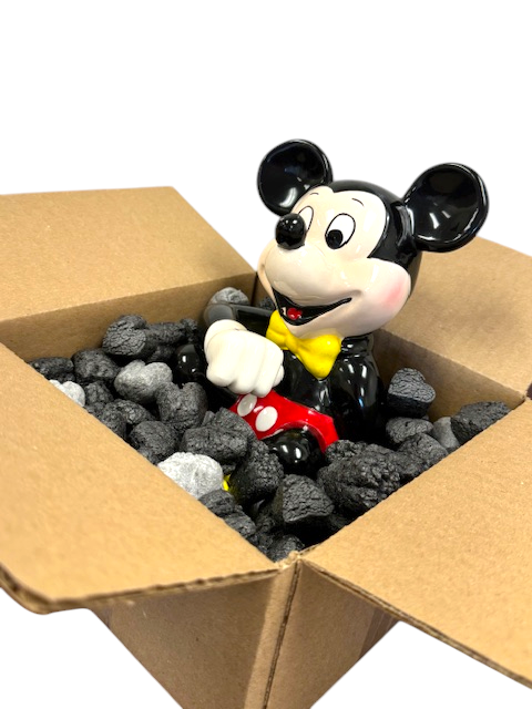 FunPak Black Hearts Biodegradable Packing Peanuts 1.5 cu ft Bag