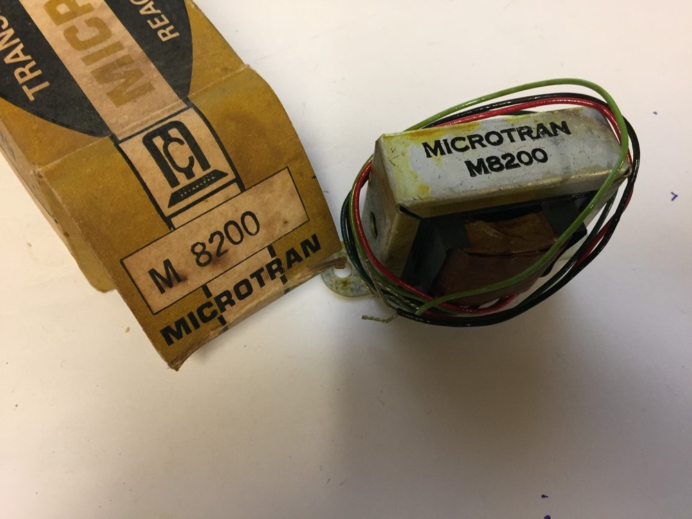 M8200 FILTER INDUCTOR MICROTRAN TRANSFORMER NOS