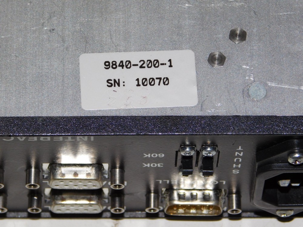 Interface 9840 Digital Calibration Grade Multi Channel Load Cell Indicator Unit