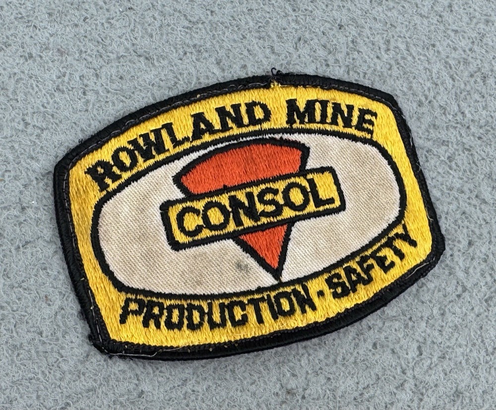 Vintage Consol Rowland Mining Patch