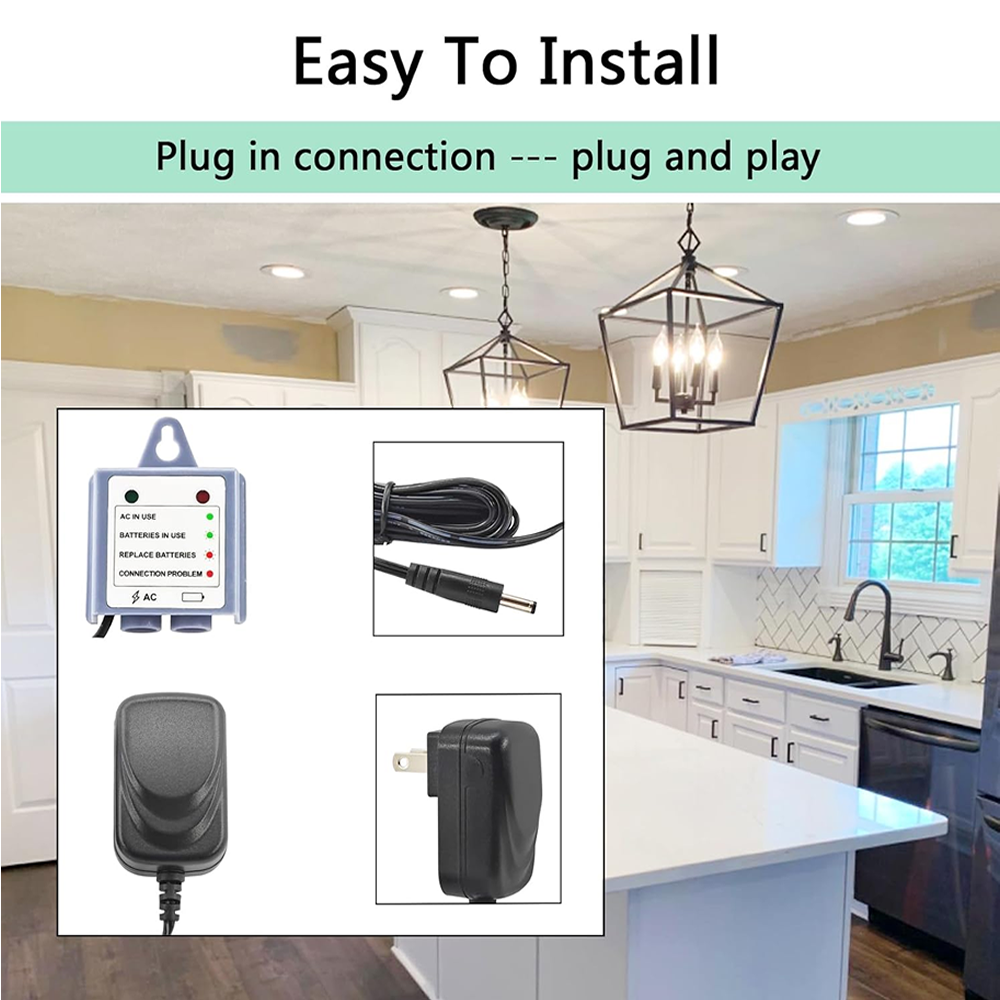 169031 AC Power Cord Adapter Kit Fits Moen MotionSense Kitchen Faucets