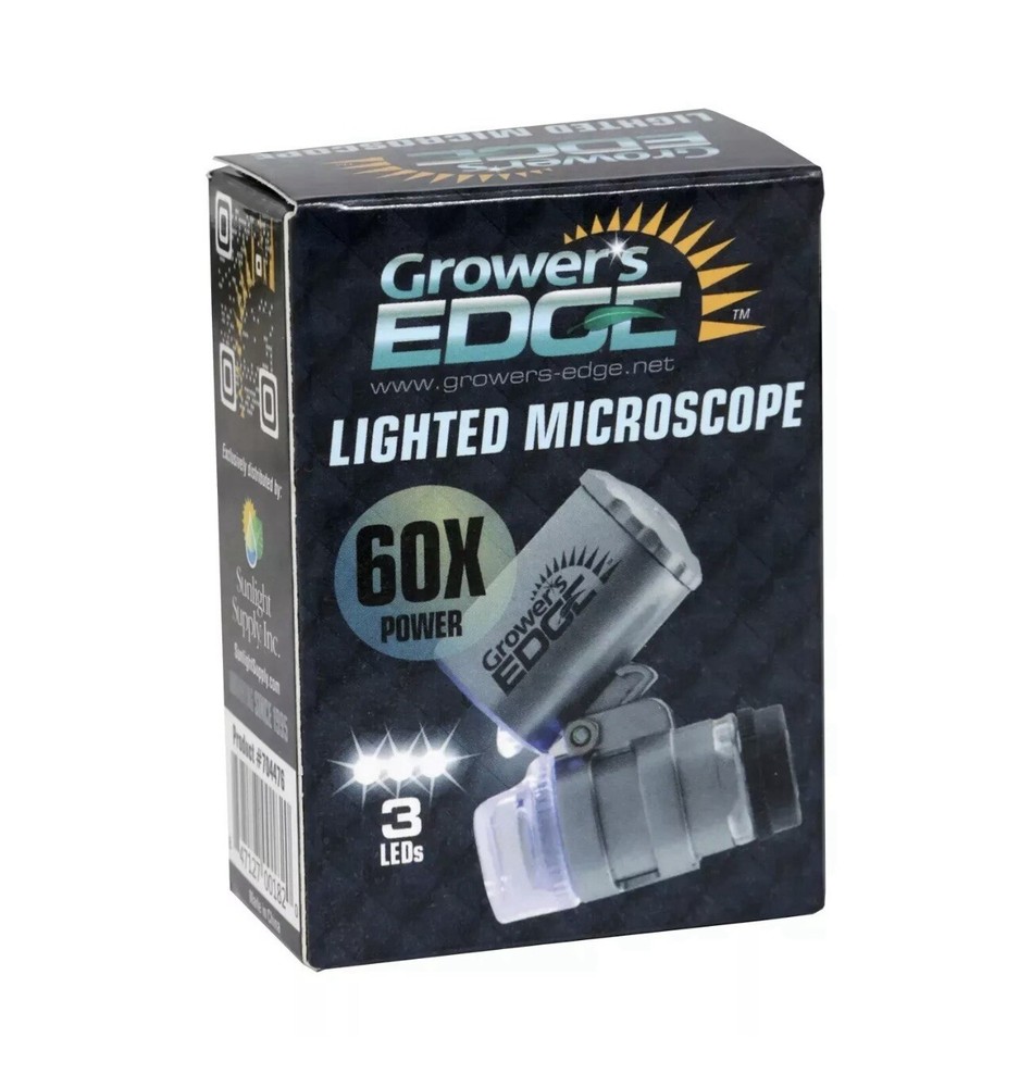 Grower's Edge Lighted Microscope 60X NEW IN BOX