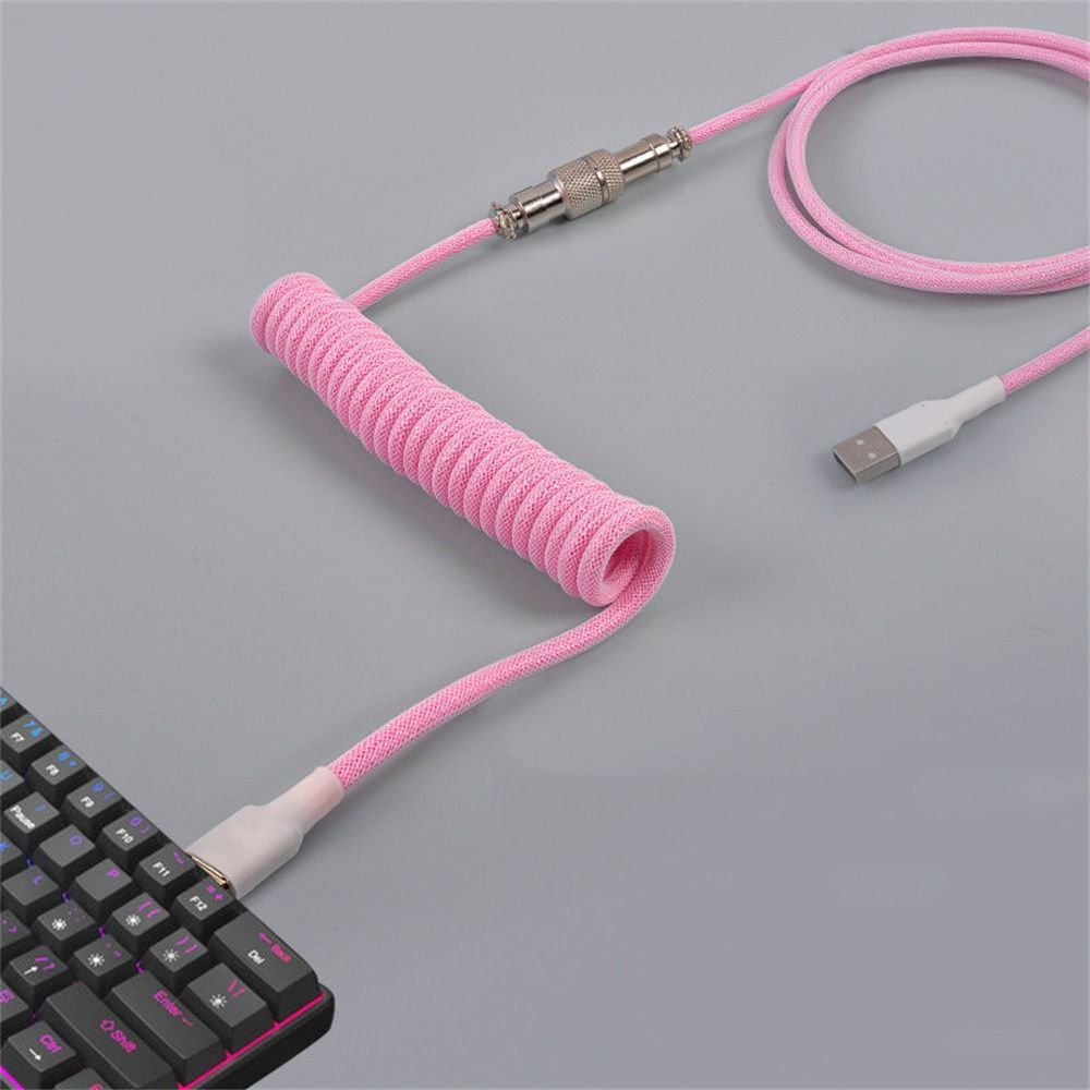 Keyboard Wire Keyboard Coiled Cable Type-C Usb Cable Mechanical Keyboard Cable