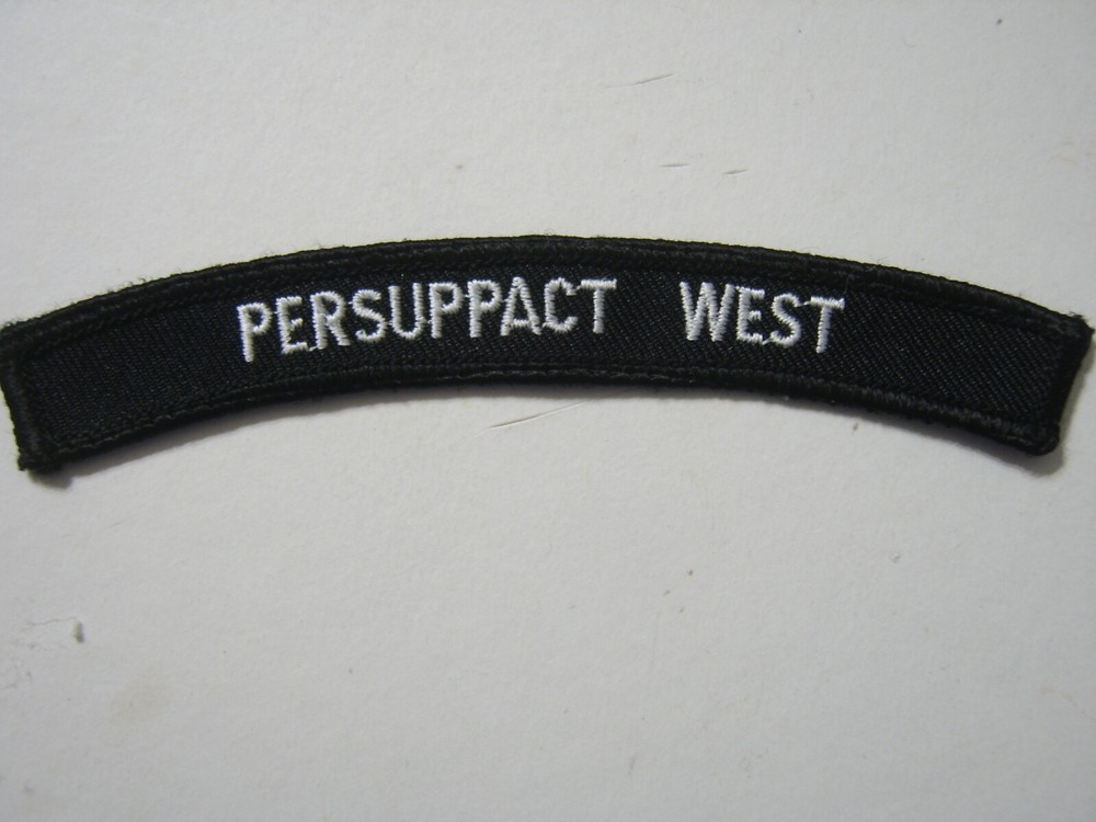PERSUPPACT WEST. -   NAVY UIM SHOULDER TAB