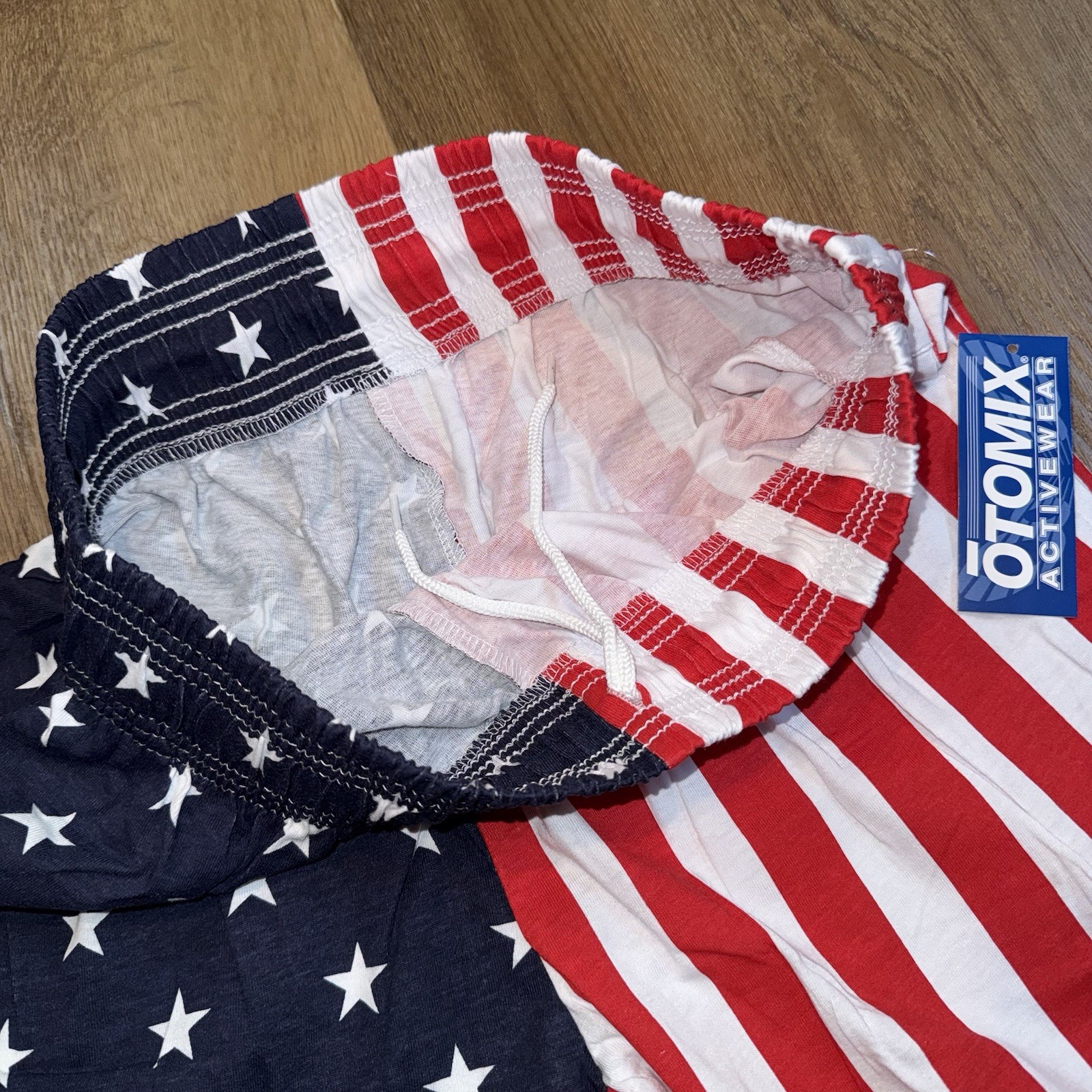 Baggy Pants USA American Flag Weightlifting Gym Otomix Parachute Hammer Medium