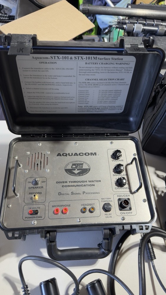 OTS (Ocean Technology Systems) Aquacom Diver Through Water Commutation System
