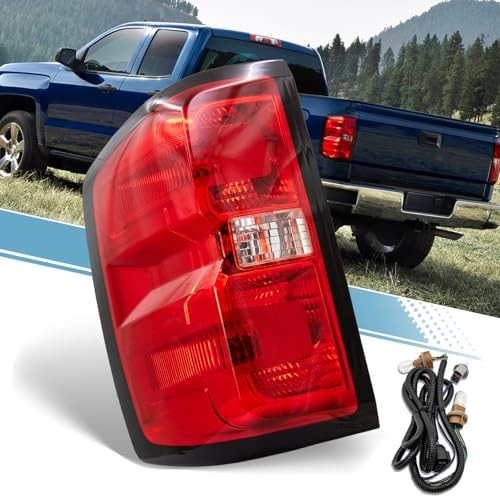 Rear Tail Light Assembly Compatible With 2014 Left Driver Side 14-15 Silverado