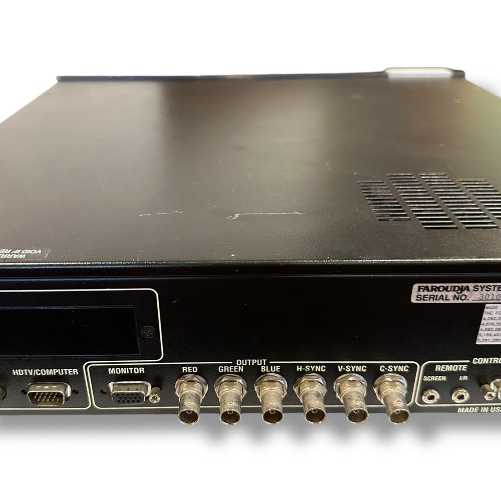 Faroudja DVP-3000 Digital Video Processor / Line Scaler