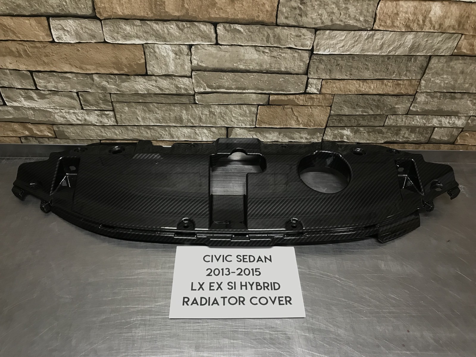 2013 - 2015 Civic SEDAN Carbon cooling Fb6 Radiator Si Hydro Dip Vtec Password