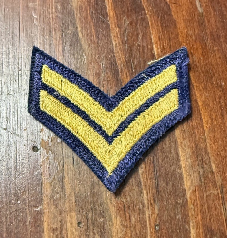 C75 Vintage U.S. Military Corporal Chevron Stripes Patch