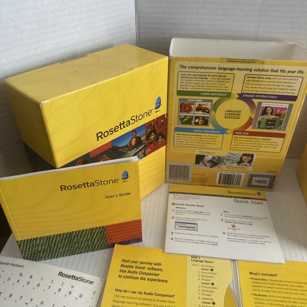 Rosetta Stone 3 Spanish for PC, Mac