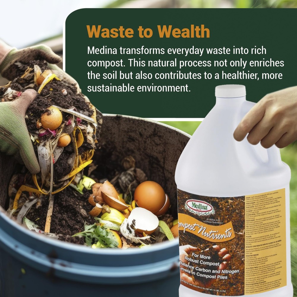 Medina Compost Activator & Accelerator for Soil Improvement Enhancer
