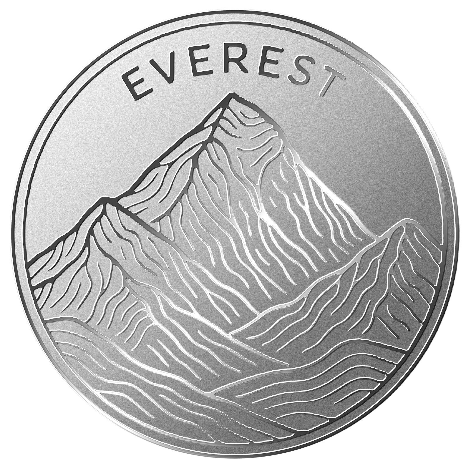 MOUNT EVEREST 1/10 Oz Silver Coin 1$ Liberia 2026