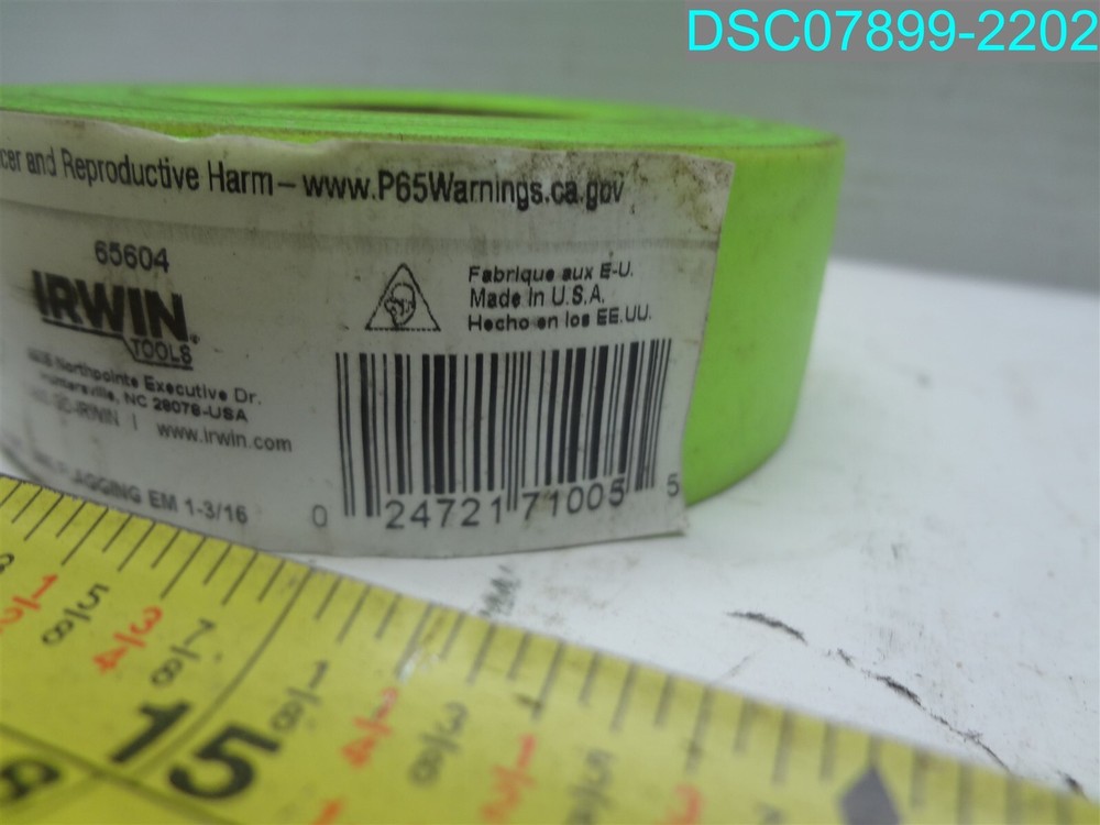 Irwin Tools 65604 Irwin Flagging Tape 024721710055