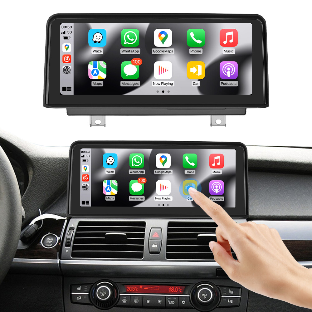 For BMW X5 E70 X6 E71 CIC 2011-2013 10.25'' Android Auto CarPlay Car TouchScreen