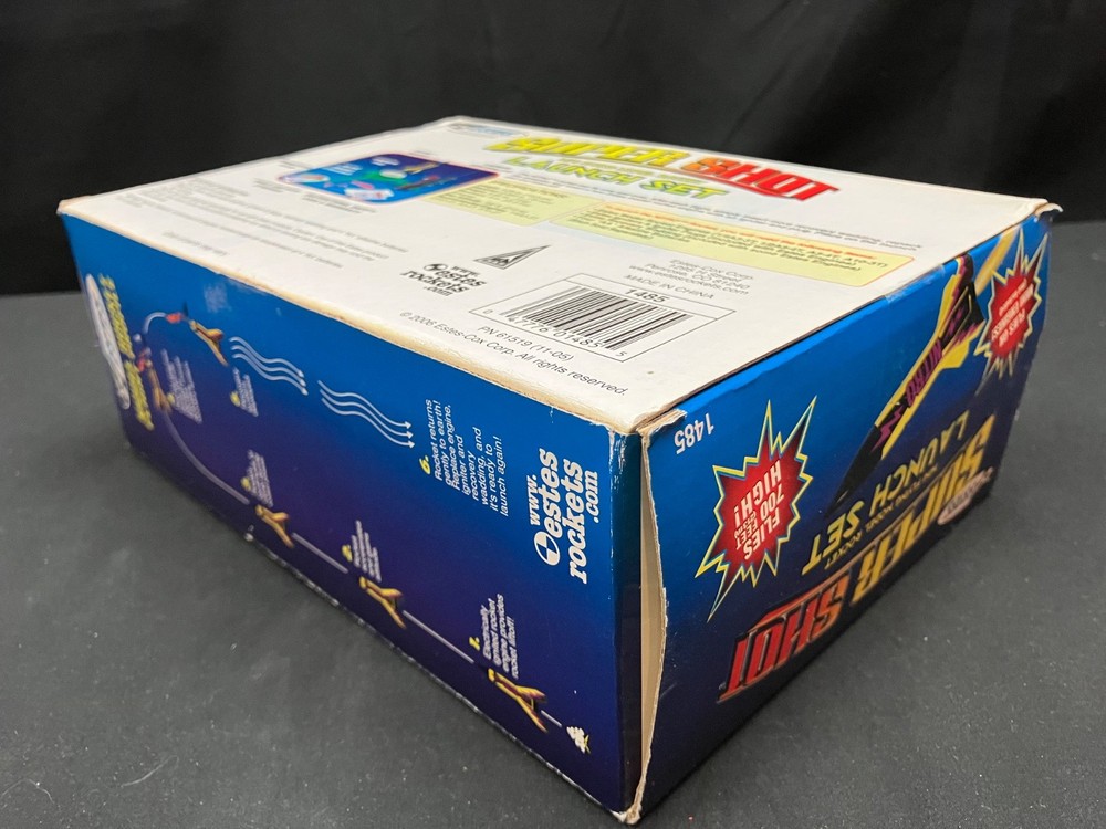 Estes Super Shot Flying Model Rocket Launch Set #1485 - Sealed