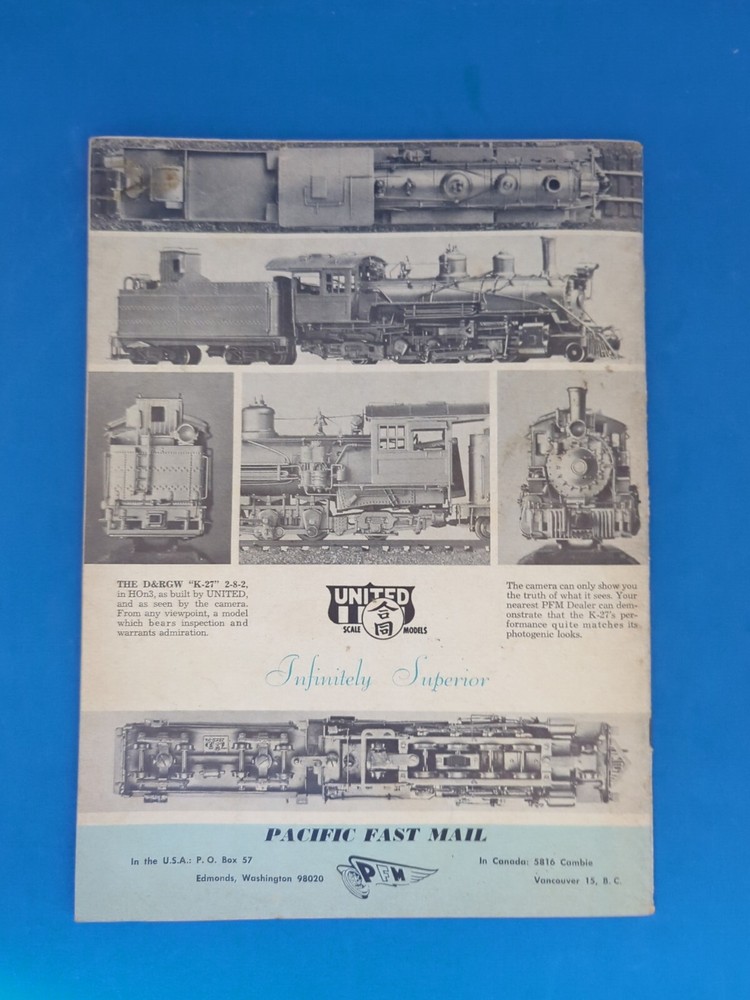 Model Railroader Magazine October 1965 Issue