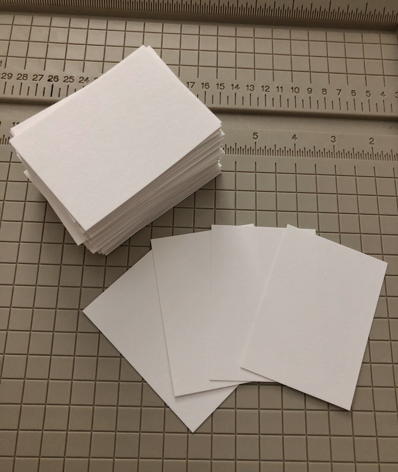 100 ACEO Cards & Card Sleeves ~ Blank 140 lb Watercolor Paper ~ 2.5 x 3.5 Canson