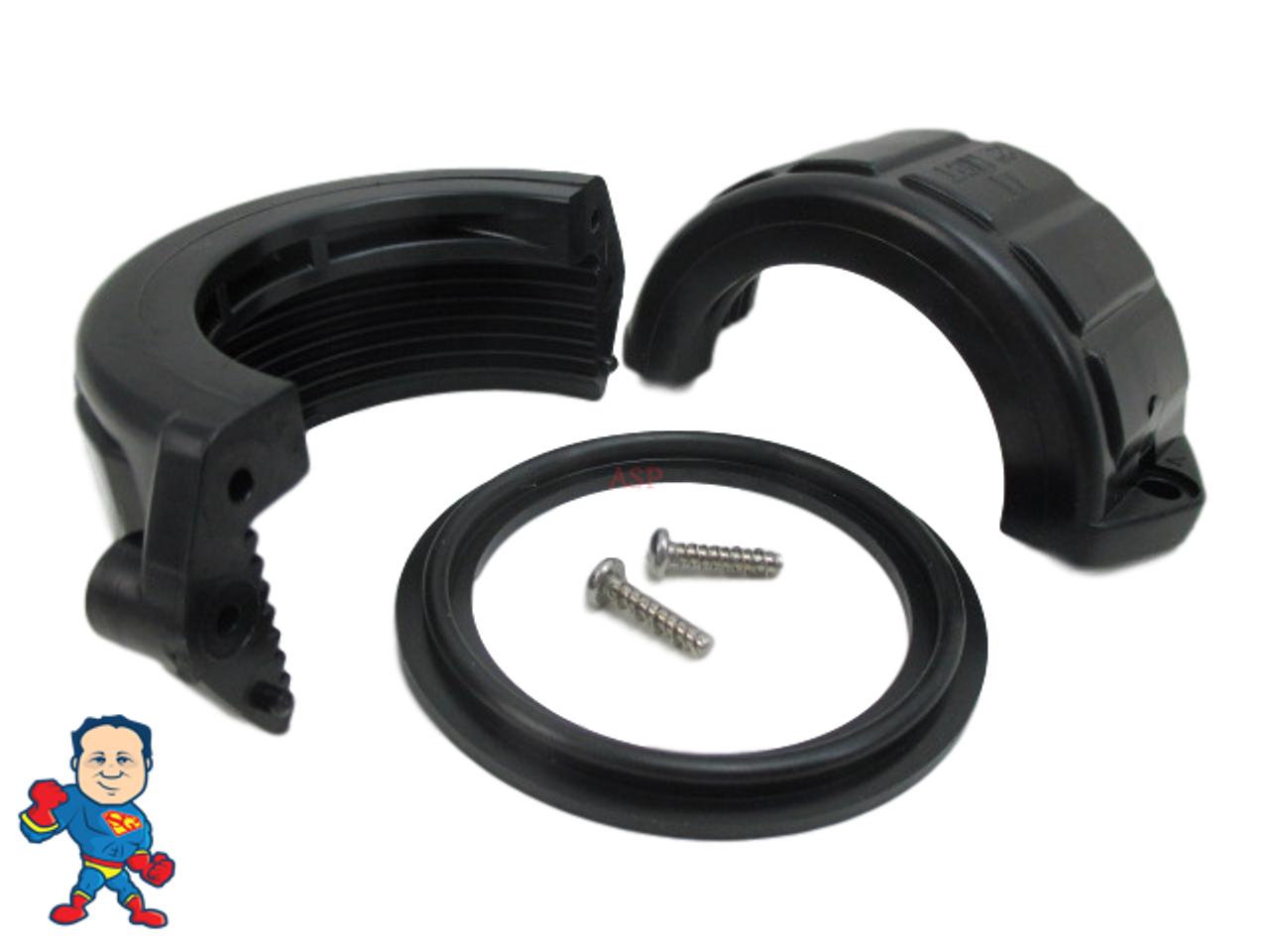 (1X) 2" Split Nut Kit for Heater Union with Gasket Video How To