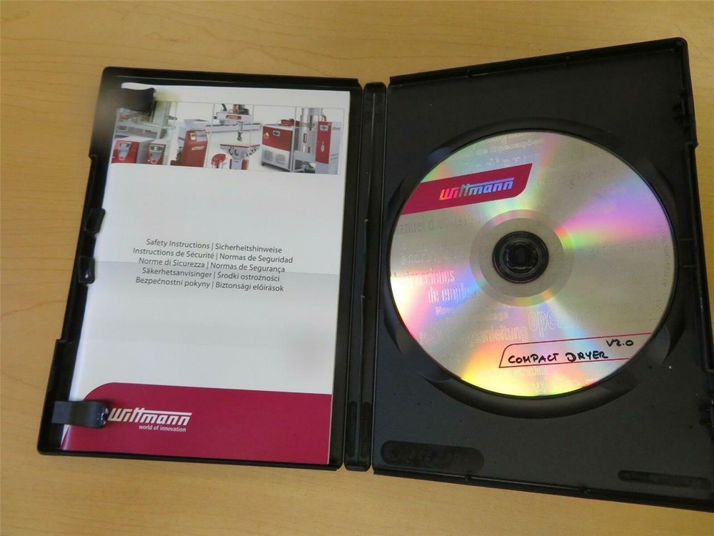 Wittmann Drymax Compact Dryers Operating/Training/Schematics Manual (16323)