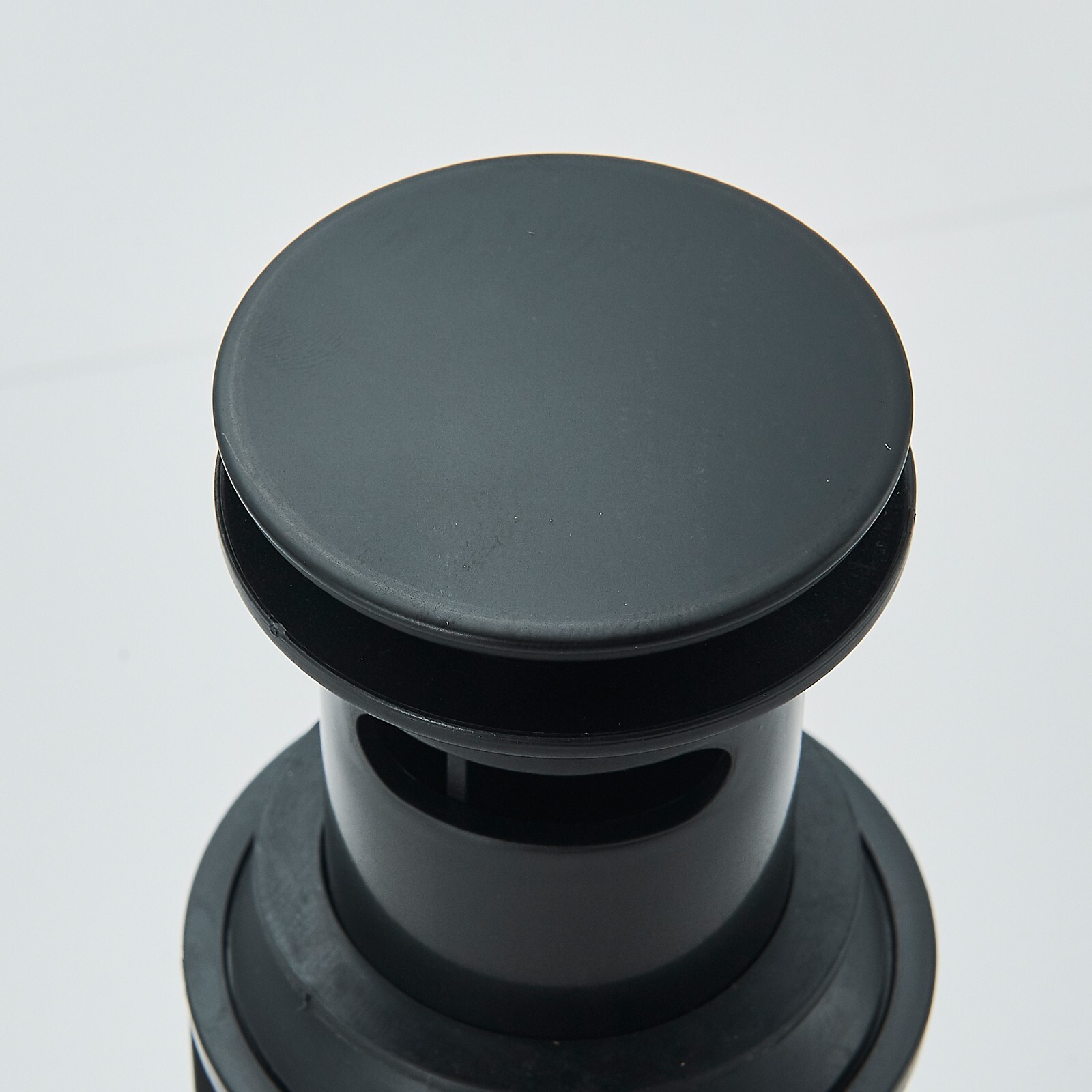 Black Modern Waterfall Bathroom Sink Vanity Faucet Single Handle Taps with Drain