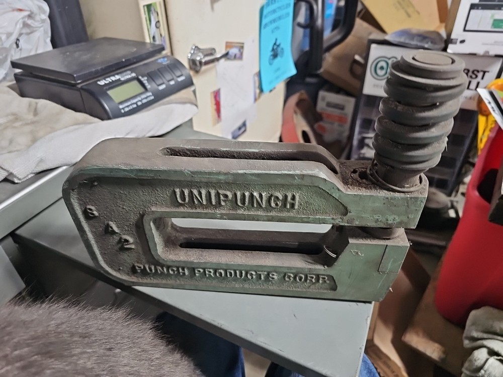 UNIPUNCH 8A-2 8" X 2" Frame Punching Unit Punch Press Tool