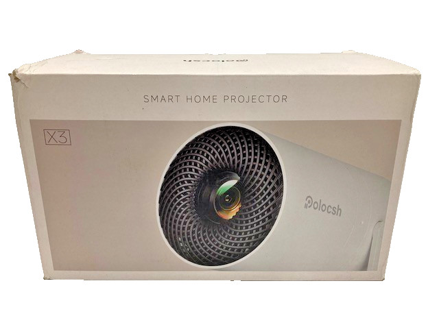 Polosch Portable Smart Projector, Full HD X3, White