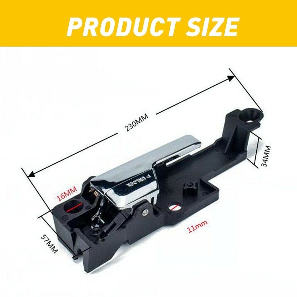 For Ford Front 2006-2012 Fusion Inner Inside Handle Door Chrome Left Driver Side