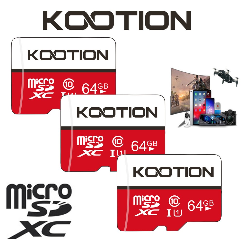10Pack 64GB Micro SD Card Memory Card SDXC Class 10 TF Flash Card For Camera