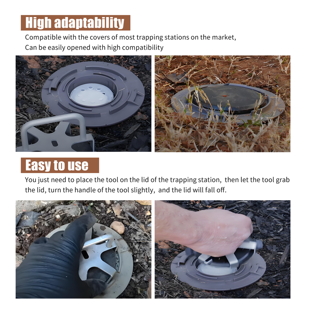 Advance Termite Bait Station Spider Access Metal Tool