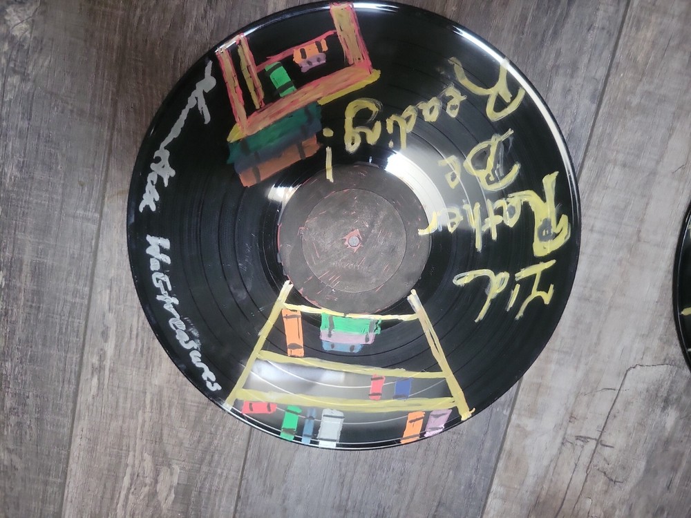 Handpainted 12"vinyl Record