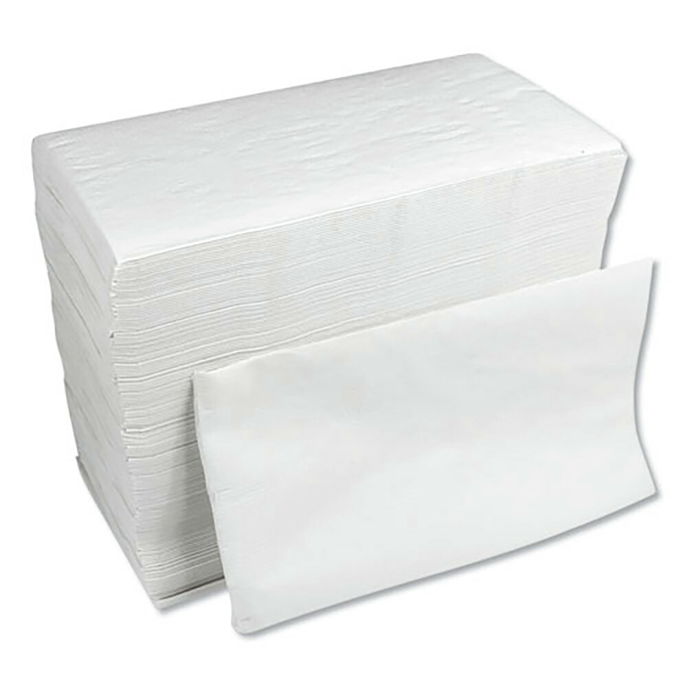 Boardwalk 8321W 2-Ply 1/8-Fold White Dinner Napkins (300/Pk, 10 Pk/Ct) New