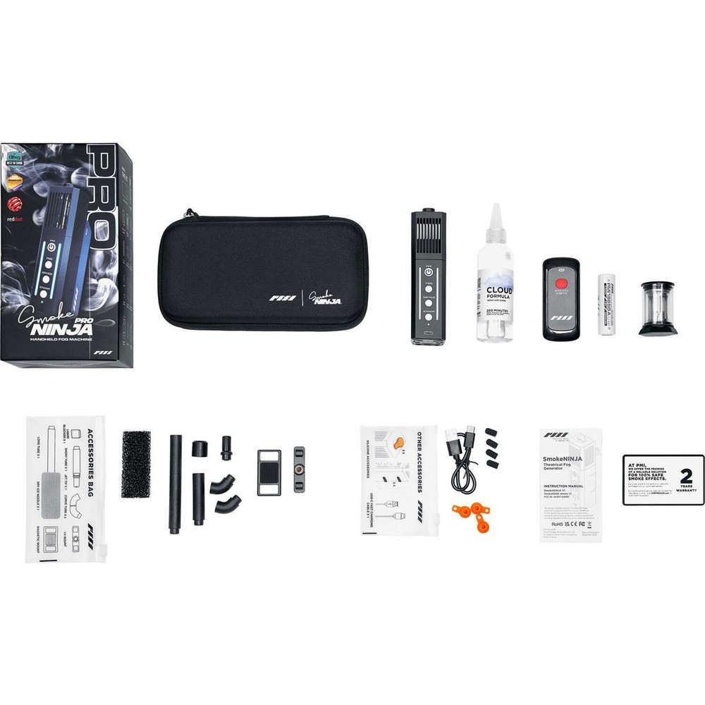 PMI SmokeNINJA Pro Wireless Handheld Mini Smoke Machine
