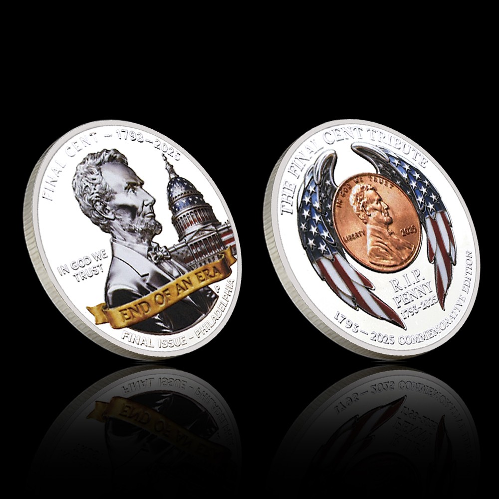 End of an Era Lincoln Penny Commemorative Coin Collectible Gift