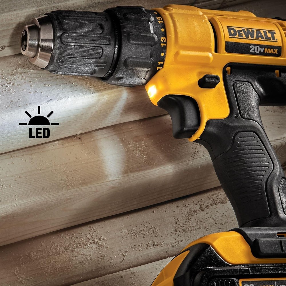 DEWALT 20V MAX Cordless Drill and Impact Driver, Power Tool Combo Kit