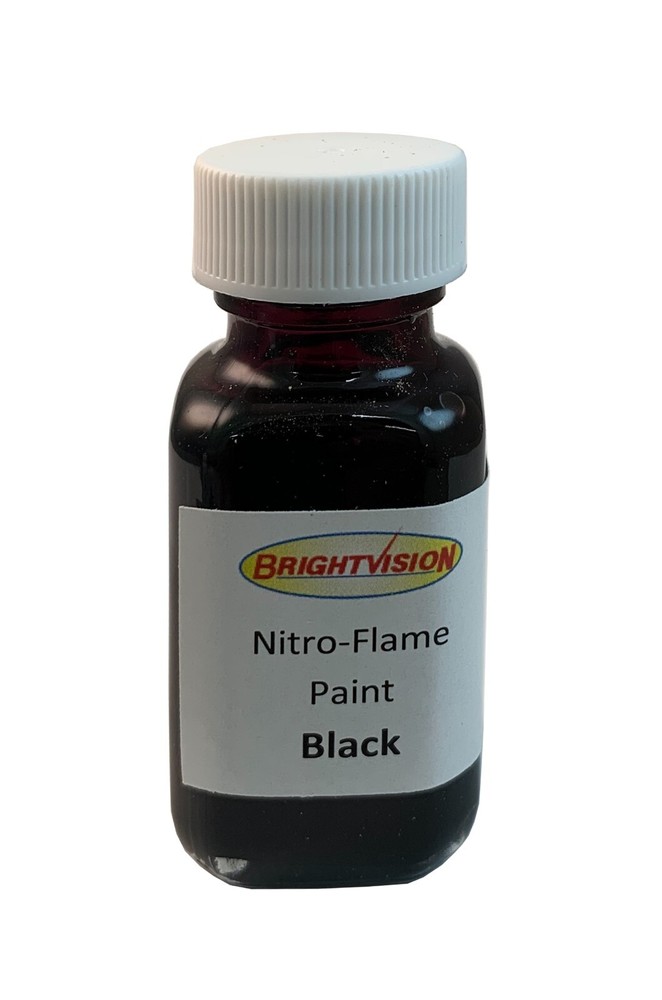 Brightvision GLOSS BLACK Nitro-Flame Redline Restoration and Custom Paint