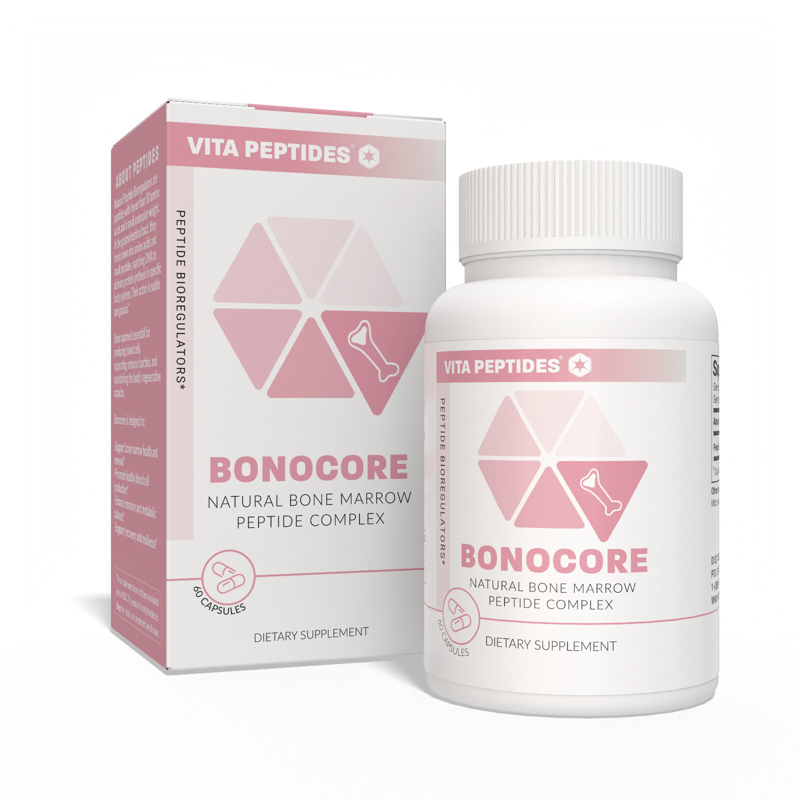 Bonocore – Bone Marrow Peptide Bioregulator 30 & 60 Capsules - Free Shipping