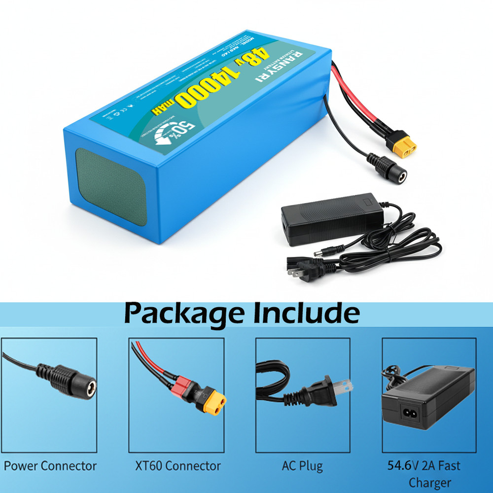 48V 14AH Battery Blue battery