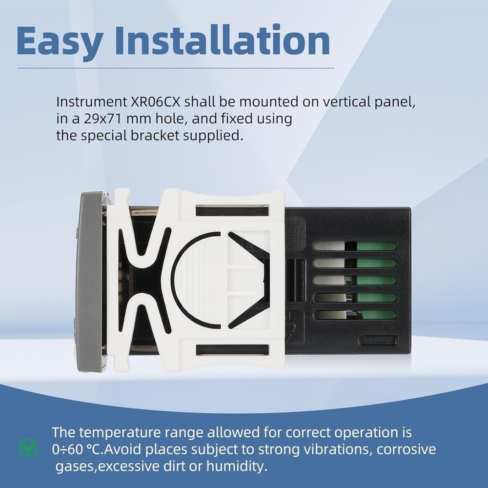XR06CX-4N1F1 Temperature Controllers, Programmable Digital Thermostat with9682