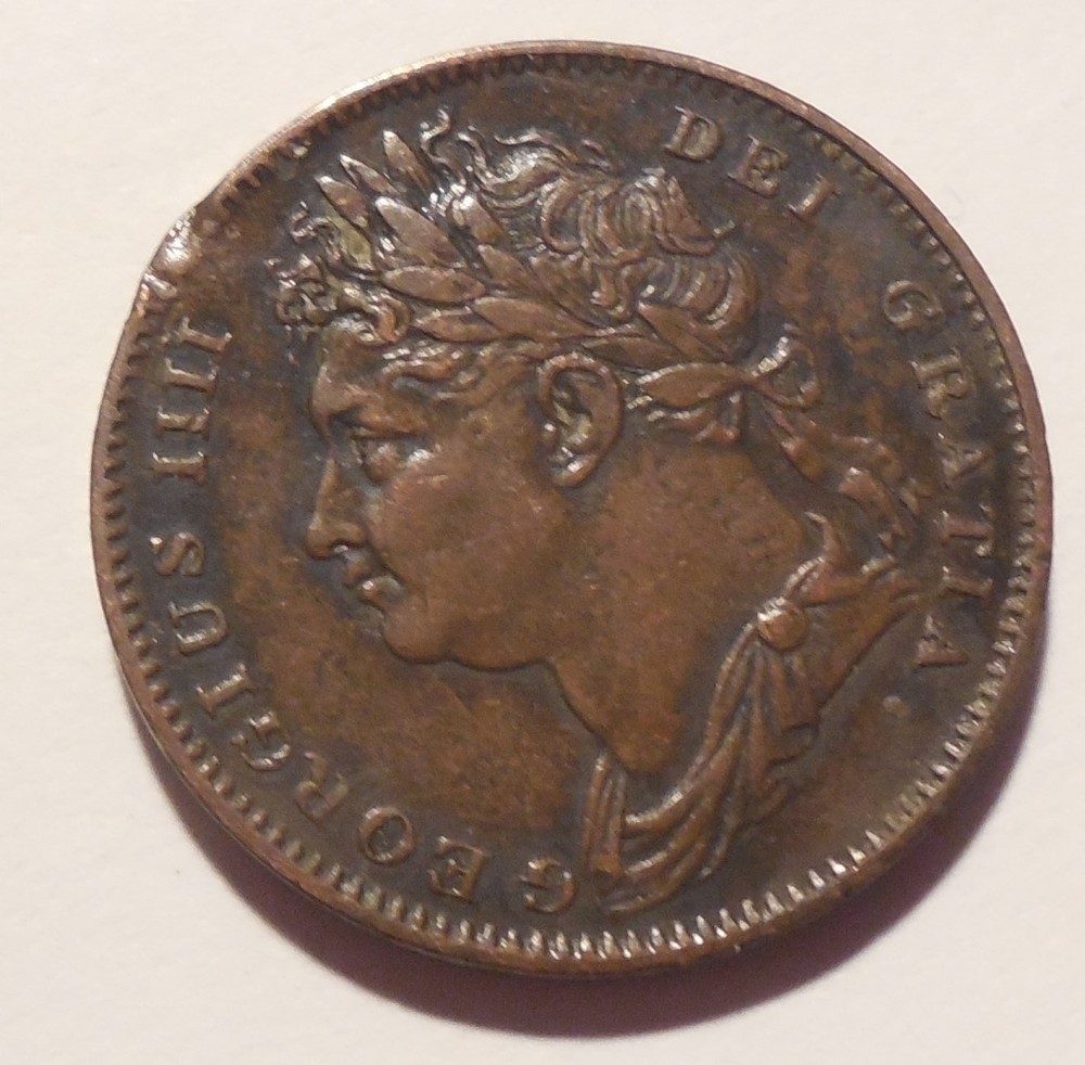 1822 Farthing Great Britain George IV