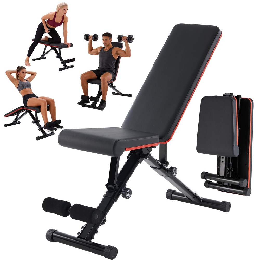 Aidoly Adjustable Weight Bench, Workout Bench 795 lbs Capacity with 72 Multi-Pos