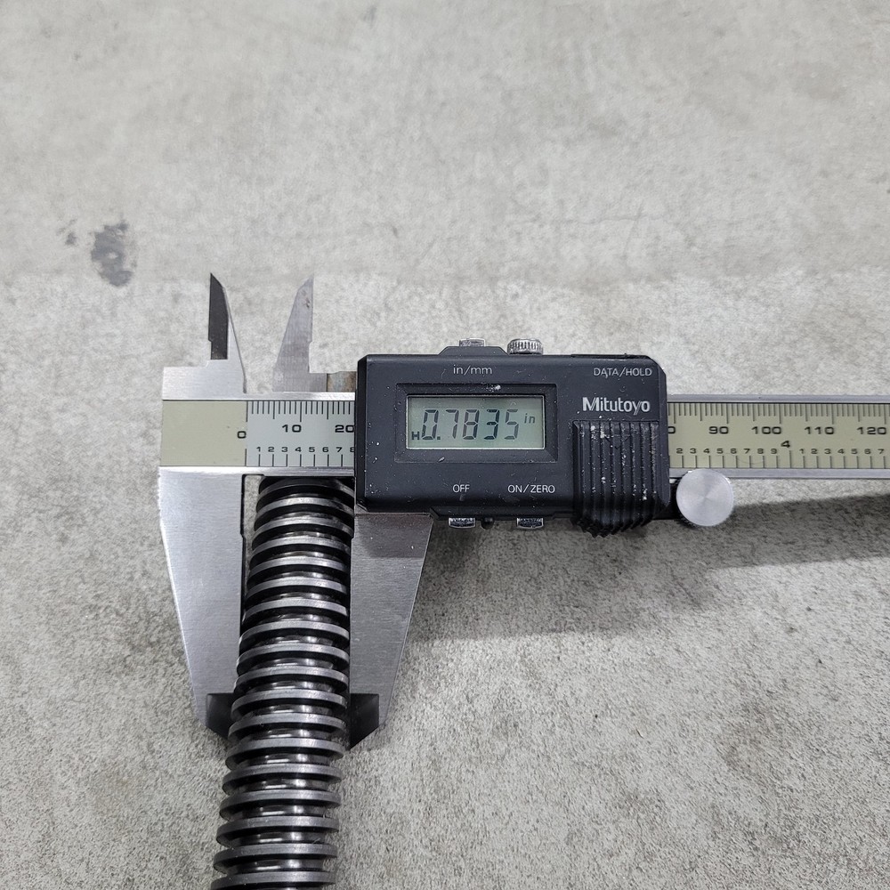 M20X4X1000 Trapezoidal Thread Spindle, 39-1/2" Long - NEW
