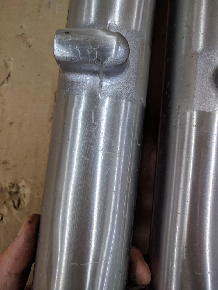 2000-2013 Harley-Davidson Touring Lower Fork Sliders Legs (Read)